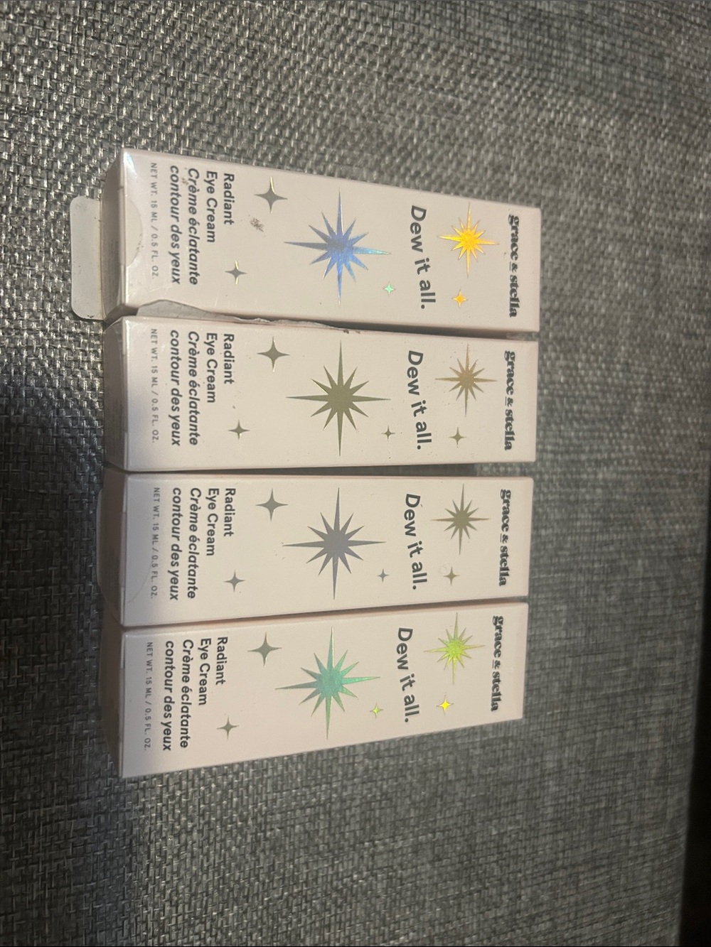 4 for 25 $😊Dew It All Radiant Eye Cream (Grace & Stella) -